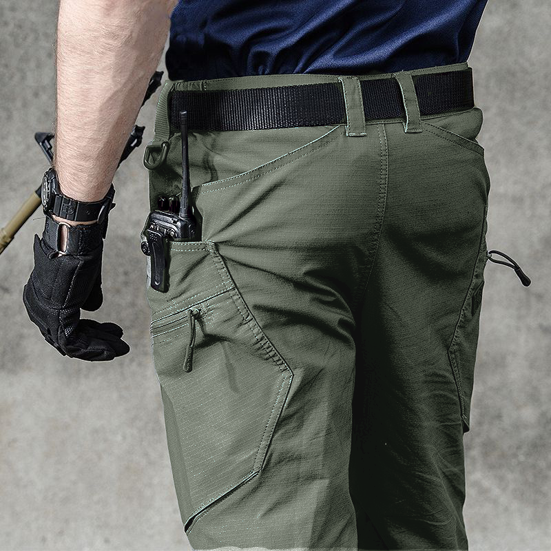 Outdoor Tactical Cargo Pants Men's Multi Bag Loose Straight Tube Pure  Cotton 1PC | eBay